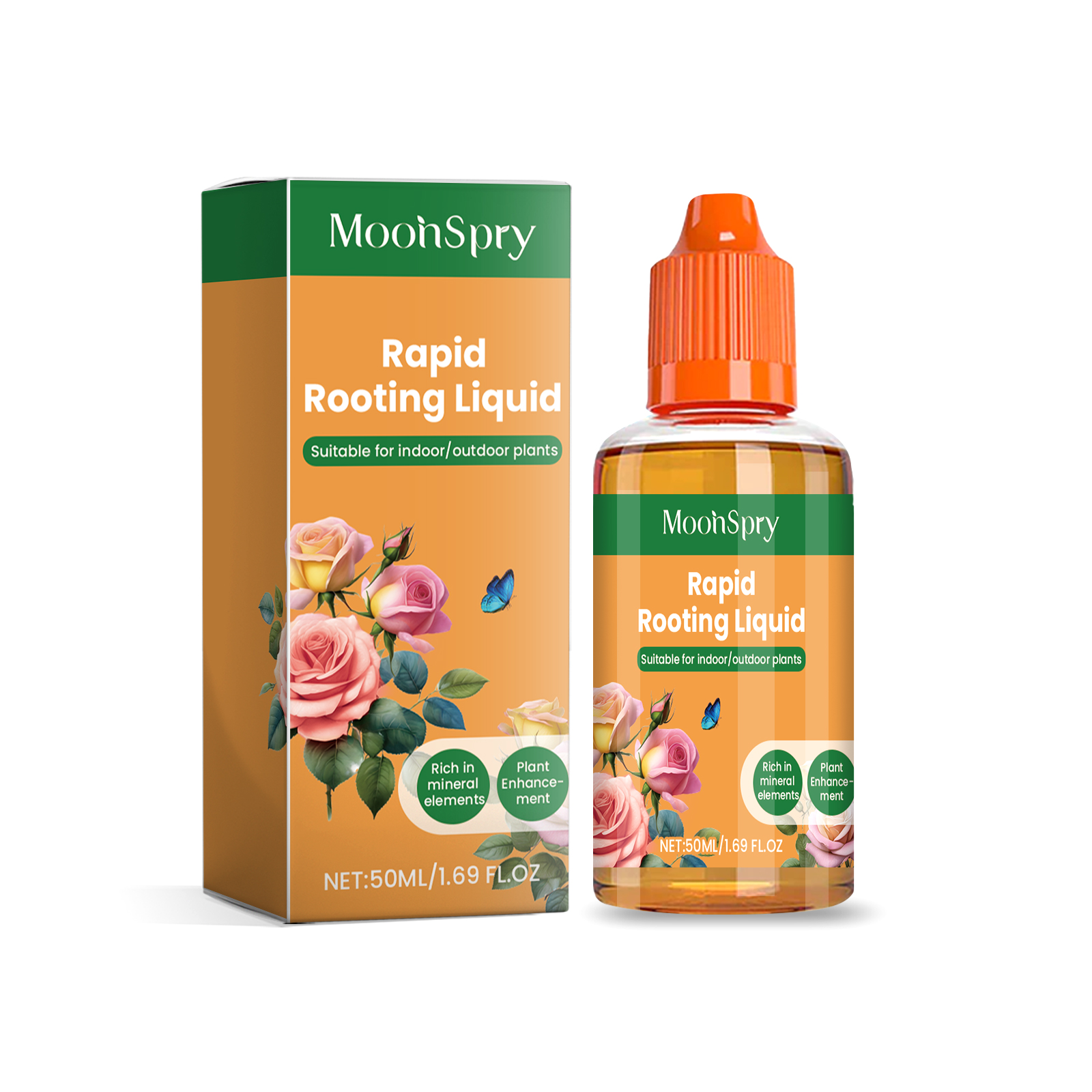 MoonSpry Plant Nutrition Solution Flower Pot Lawn Green Grass Lawn Universal Hair Root Growth Plant Nutrition
