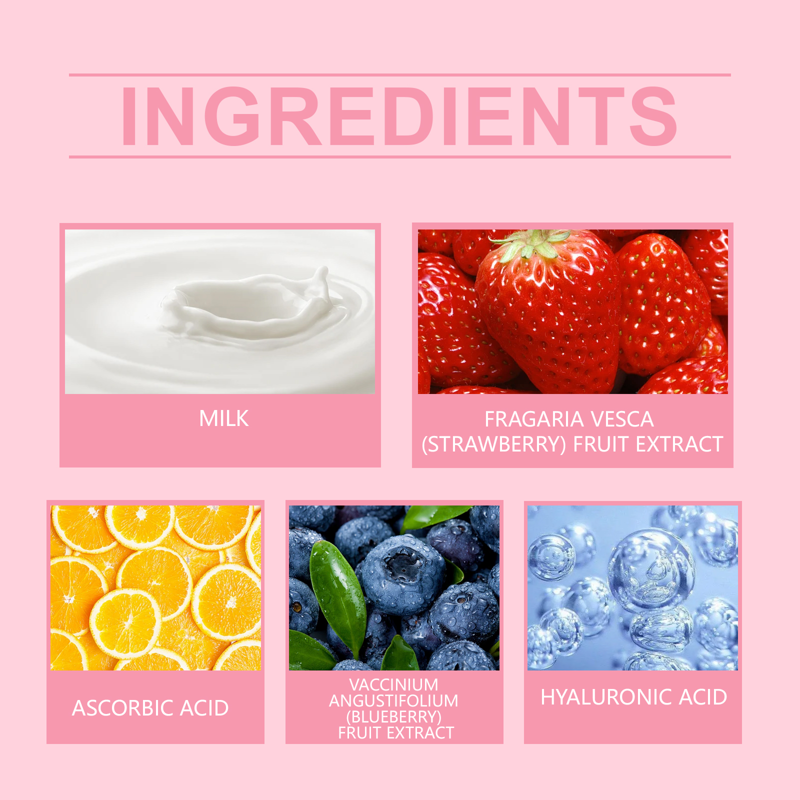 OceAura Strawberry Milk Body Cream Deep Hydrating, Nourishing, Hydrating, Firming And Brightening Body Cream