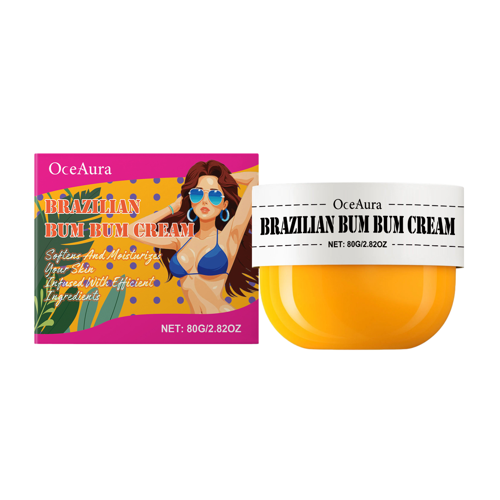 OceAura Body Cream Series, Moisturizing, Moisturizing And Soothing Dry And Tender Skin Care Moisturizer