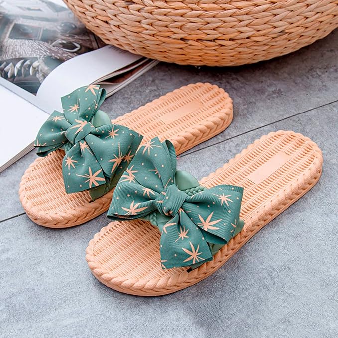 Bow Slippers Female Summer Outside To Wear Version Of Indoor And Outdoor Network Red Ins Tide Beach Shoes Sandals Sandals