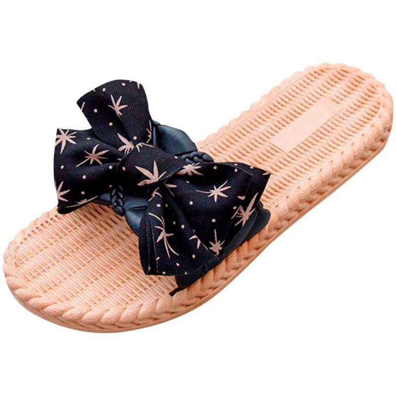 Bow Slippers Female Summer Outside To Wear Version Of Indoor And Outdoor Network Red Ins Tide Beach Shoes Sandals Sandals