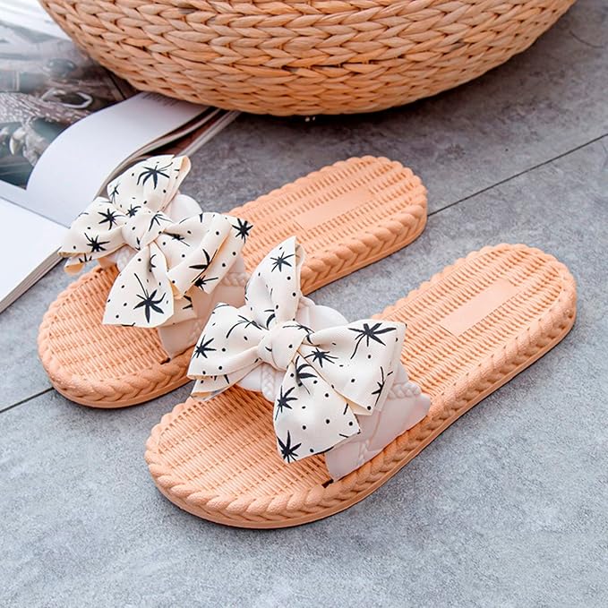 Bow Slippers Female Summer Outside To Wear Version Of Indoor And Outdoor Network Red Ins Tide Beach Shoes Sandals Sandals